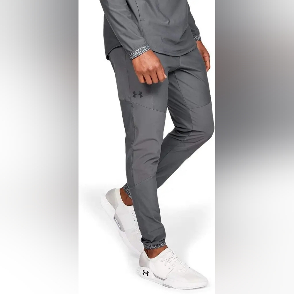 Under Armour Men's UA Vanish Hybrid Gray Sweatpants Fitted Water-resistant Sz M